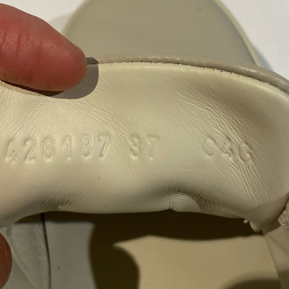 Gucci Ace beige sneakers 426137 classic worn only several times for slender feet - Picture 6 of 9